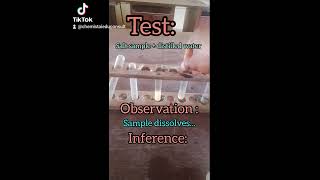 CONFIRMATORY TEST FOR Fe³ with Potassium hexacyanoferrateII and Potassium Thiocyanate [upl. by Politi128]