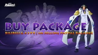 How To Buy Packages quotTopupquot On Bilibili amp 4399 Account With Full Amount One Piece Fighting Path [upl. by Danby448]