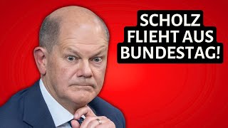 Eilmeldung Scholz aus Bundestag gejagt [upl. by Anirtal]