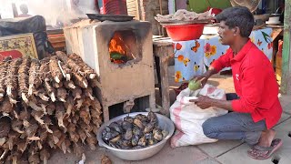 Traditional Kalai Roti Bread of Rajshahi with Mashed Eggplant [upl. by Tiphani110]