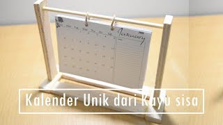 DIY kalender meja unik 2019  How to make calendar [upl. by Trudie]