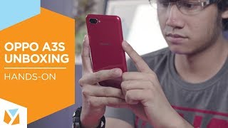 OPPO A3s Unboxing Handson [upl. by Ngo520]