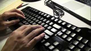 Das Keyboard Cherry MX Brown Switches Sound Test [upl. by Ornas]