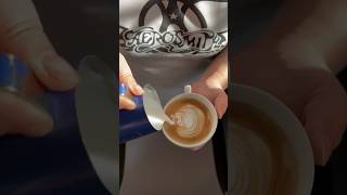 Rosetta Latteart latte coffeeart coffee barista latteeart latteartbasic rosetta 咖啡 拉花 [upl. by Ecyned539]