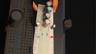 How do parallel capacitors store electric chargeselectronics capacitors circuits experiment diy [upl. by Llennaj252]