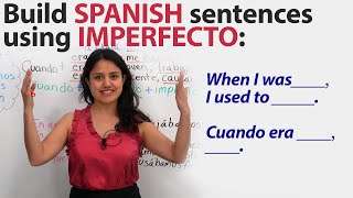 Learn Spanish Tenses Use IMPERFECTO to talk about your past [upl. by Docile]