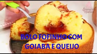 BOLO FOFINHO COM GOIABADA e QUEIJO  SAMIRA NUNES [upl. by Beltran275]