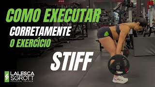 COMO FAZER O EXERCÍCIO STIFF CORRETAMENTE [upl. by Araes]