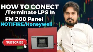 How to connect terminate LPS wire in Notifier fm 200 panel engineeringtherapy fire notifier [upl. by Davidde199]