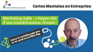 Marketing Agile Transformation réussie en mind mapping 7 étapes [upl. by Debby]