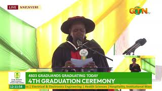 THE NYERI NATIONAL POLYTECHNIC 4TH GRADUATION CEREMONY [upl. by Ellebanna491]