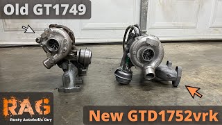 Installing a GTD1752vrk Turbo onto my TDI powered TJ Wrangler Part 1 [upl. by Murvyn194]