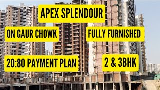 APEX SPLENDOUR ON GAUR CHOWK 2080 PLAN FULLY FURNISHED APARTMENT Call 9891895999 [upl. by Peers518]