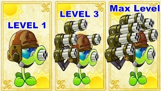 Gatling Pea Pvz 2 Level 13 Max Level in Plants vs Zombies 2chinese Gameplay 2018 [upl. by Henrietta]