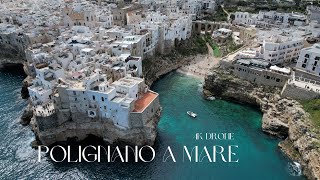 Polignano a Mare Best 4K Drone Footage of the Town in Puglia [upl. by Arretnahs829]