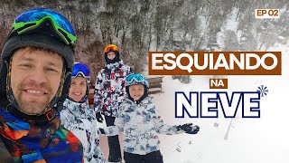 ESQUIANDO NA NEVE COM A FAMÍLIA  Las pendientes  Chapelco  EP02  FAMÍLIA POGGERE [upl. by Yralih]