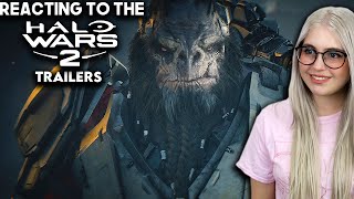 Reacting To The Halo Wars 2 Trailers For The First Time  My First Time Playing Halo Wars 2 [upl. by Gillmore]