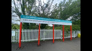 Llanfairpwllgwyngyllgogerychwyrndrobwllllantysiliogogogoch The Longest Station Name In The World [upl. by Llenahs77]