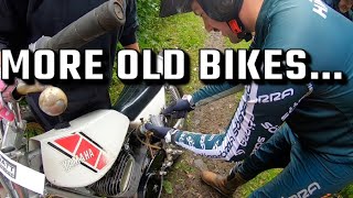 Fantics Yamahas and More Old Bikes Classic Trial Vlog [upl. by Orelle]