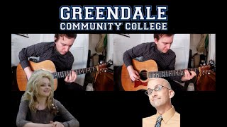 Greendale Is Where I Belong Community  Acoustic Guitar Cover  Free Tabs Jacob Neufeld [upl. by Kacie]