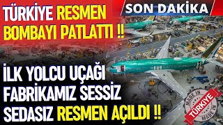 FLAŞ TÜRKİYEDEN YOLCU UÇAKLARI İÇİN İLK FABRİKA   SAVUNMA SANAYİ [upl. by Atenek]