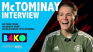 McTominay on a young Pogba and his growth spurt  B4KO Exclusive  Astro SuperSport [upl. by Fe]