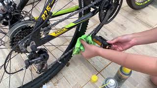 How to Clean and Lubricate Bicycle Chain Lube for that smooth ride [upl. by Angelina353]