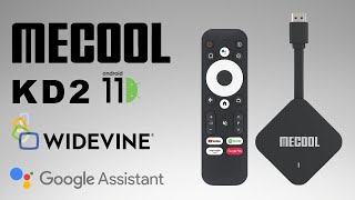 Mecool KD2 Amlogic S905Y4 Android 11 TV OS Certified TV Stick [upl. by Erleena]