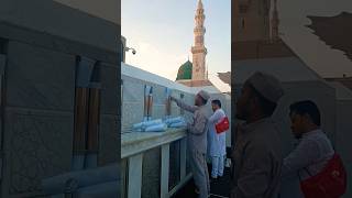 Madina Live  Refilling of water Cups At water Fountain In Masjid Al Nabwi shorts madina trending [upl. by Shirk]