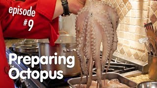 Preparing and Cooking your Octopus for use in any Recipe How to Make it Tender [upl. by Eibor]