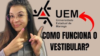 COMO FUNCIONA O VESTIBULAR DA UEM  ASSUNTOS QUE MAIS CAI NA PROVA DA UEM [upl. by Marabel]