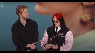 BILLIE EILISH Wins Song Of The Year For quotWHAT WAS I MADE FORquot  2024 GRAMMYs Acceptance Speech [upl. by Akin]