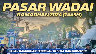 Pasar Ramadhan Terbesar Di Kota Banjarmasin 2024 Banyak Jual Kue Khas Banjar [upl. by Thordis]