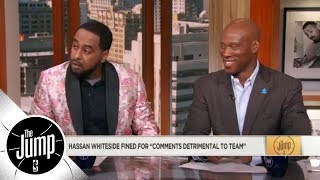 Amin Elhassan and Byron Scott Hassan Whitesides comments were disrespectful  The Jump  ESPN [upl. by Sheffy]