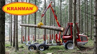 Kranman 960 miniskotare kör i skogen [upl. by Hauser]