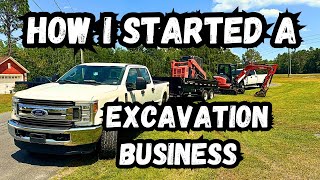 How I started my Excavation Business  My Business Journey [upl. by Jacobs]