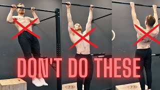 Negative Pull Ups Scapular Pulls  Waste of time  Learn your first pull up [upl. by Wyn686]