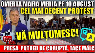 MOBIL LIVE QampA Mafia Media Omerta de 10 August Ciumasații sunt siguri că nu pierd puterea [upl. by Neirad]