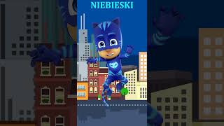 PJ Masks 3 kolory po Angielsku shortskid [upl. by Ynelram]