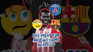 The Truth Behind Nico Williams transfer Move to Barcelona nicowilliams football barcelona psg [upl. by Gnuh]