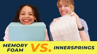 Memory Foam Vs Innerspring Mattress  Which Is Better For You [upl. by Kooima]