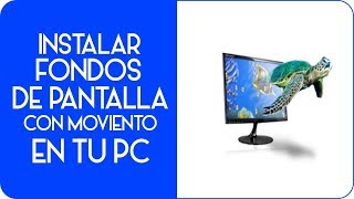 Como Poner Fondos Animados En Windows 108187 En ESPAÑOL [upl. by Ocicnarf469]