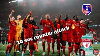 Insane Liverpool counter attack efootball [upl. by Dranyl]