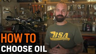 How To Choose Motorcycle Oil [upl. by Helbona235]