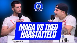 Maga vs Theo haastattelu  ICE CAGE 3 [upl. by Hsot]