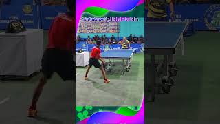 Backspin 🆚 Topspin tabletennis pingpong sports worldtabletennis shorts [upl. by Kallman886]