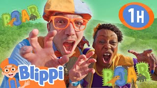 Blippis Dino Dance 🦖 Dinosaur Songs For Kids  Educational Videos for Kids [upl. by Nitsirk163]