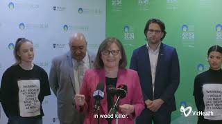 World Health Summit  VicHealth Vape Prevention Media Event [upl. by Deroo]