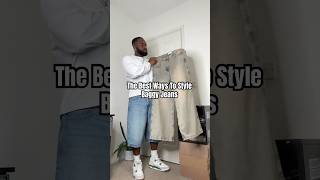 How To Style Baggy Jeans Properly baggyjeans styling styletips streetwear [upl. by Wymore]