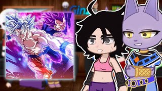 Dragon Ball react to Goku amp Vegeta  Gacha 🇺🇸🇧🇷 [upl. by Ketchum]